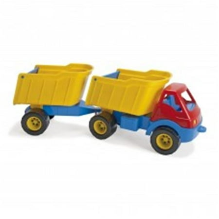 - American Educational DT-2282 Truck with Trailer Plastic Wheels Baby Toy