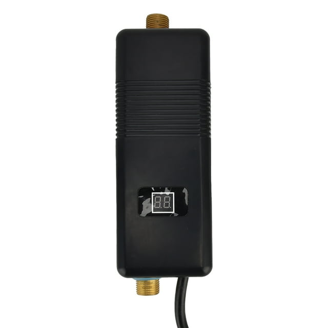 Calentador De Agua, Calentador De Agua Eléctrico Instantáno De 3000 W Para El Hogar, Baño, Cocina, Baño, Camping, Negro