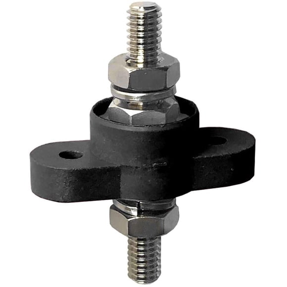 MGI SpeedWare Junction Block Power Post with 5/16" Feed-Thru Stud (Black)