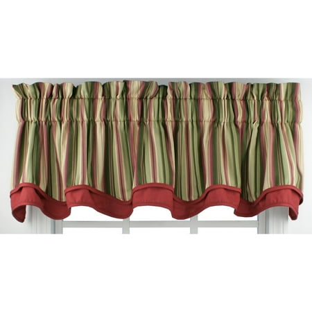 Ellis Curtain Montego Stripe Bradford Valance Walmart Com