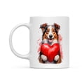 thumbnail image 2 of Happy Valentine's Day Border Collie Brings Love Heart Mug Borders Dog Lovers Gifts Idea Coffee Tea Cup - 02028, 2 of 4