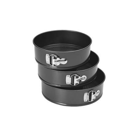 - Sunbeam Springform Cake Pans - Set of 3 Non-Stick Dishwasher Safe 8.5