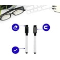 thumbnail image 2 of Flexible Magnets Dry Erase Markers Value Pack, Fine Tip, Black, 2 Count, 2 of 5