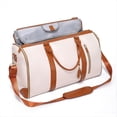 thumbnail image 4 of Bolsa de Ropa Plegable de Viaje Bolsa de Ropa Multifunción Bolsa de Viaje Bolsa de Ropa para Llevar en Bolsa de Ropa,Beige, 4 of 5