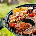 thumbnail image 4 of Air Fryer Skewer Stand Rectangle Stainless Steel Skewers Rack Vertical Kabob Skewer Stand Holder with 15 Skewers Air Fryer Accessories Compatible with Ninja Foodi for BBQ Grilling, 4 of 11