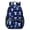 Puppy and Dog, variant on Puppy and Dog Paw Print Blue 17" School Backpacks for Teens,Waterproof Oxford Fabric,S-Shape Padded Straps for School,Travel,Hiking,Camping