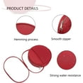 thumbnail image 4 of Circle Crossbody Bag for Women NYLON Circle Purse with Zipper Adjustable Knot Shoulder Straps, 4 of 8