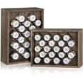 thumbnail image 4 of Spice Rack Organizer Wooden Herb Spice Shelf Stand 20 Glass Jars, 4 of 7