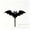 #67-Black, variant on Halloween Metal Garden Stakes, Lawn Decor, Outdoor Ornament, Rustproof Iron Yard Signs for Patio Party Decoration, Spooky Cat Pumpkin Ghost Bat Web for Holiday Landscaping
