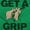 Irish Green, variant on Get a Grip Golfing Golfer Joke Funny Sweatshirt for Men or Women Brisco Brands X
