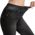 thumbnail image 4 of Stamzod Womens Capris with Pockets Fashion Solid Color Summer Stretch Waist Cropped Pants Casual Slim Fit Plus Size Capri Pants for Women Black XL, 4 of 4