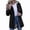 Black, variant on Husipze Womens Rain Jacket with Hood Outdoor Waterproof Long Trench Coat Lightweight Casual Hiking Raincoat Plus Size Windbreaker White XL