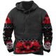 thumbnail image 3 of Sudadera con capucha estilo indio vintage para hombre, sudadera unisex de moda Harajuku, chaqueta nueva, ropa de calle informal de gran tamaño, 3 of 5