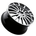 thumbnail image 2 of Mandrus Millenium 18X8.5 5X112 43Et 66.56Cb Hyper Silver W/ Mirror Cut Lip Wheel, 2 of 3