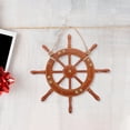 thumbnail image 3 of KAKOWELY Wooden Wall Hanging Rudder Decoration Mediterranean Style Rudder Decor for Home,13.78"X13.78"X0.98", 3 of 4