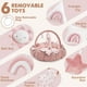 thumbnail image 5 of Gimnasio convertible 5 en 1 con 6 juguetes, estera para el desarrollo sensorial, centro de actividades para bebés de recién nacido a niño, pozo de bolas, cama de gato y perro, cama de felpa suave para, 5 of 5
