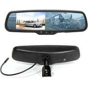 RED WOLF 4.3" Interior Replacement Anti-glare Rear View Backup Mirror Monitor W/Dual Channel Fit Ford F150 2004-2014,