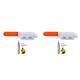 thumbnail image 1 of Caña Pescar Luminoso Con Poste Campana Aparejos Pesca Nocturna () Naranja, 1 of 4