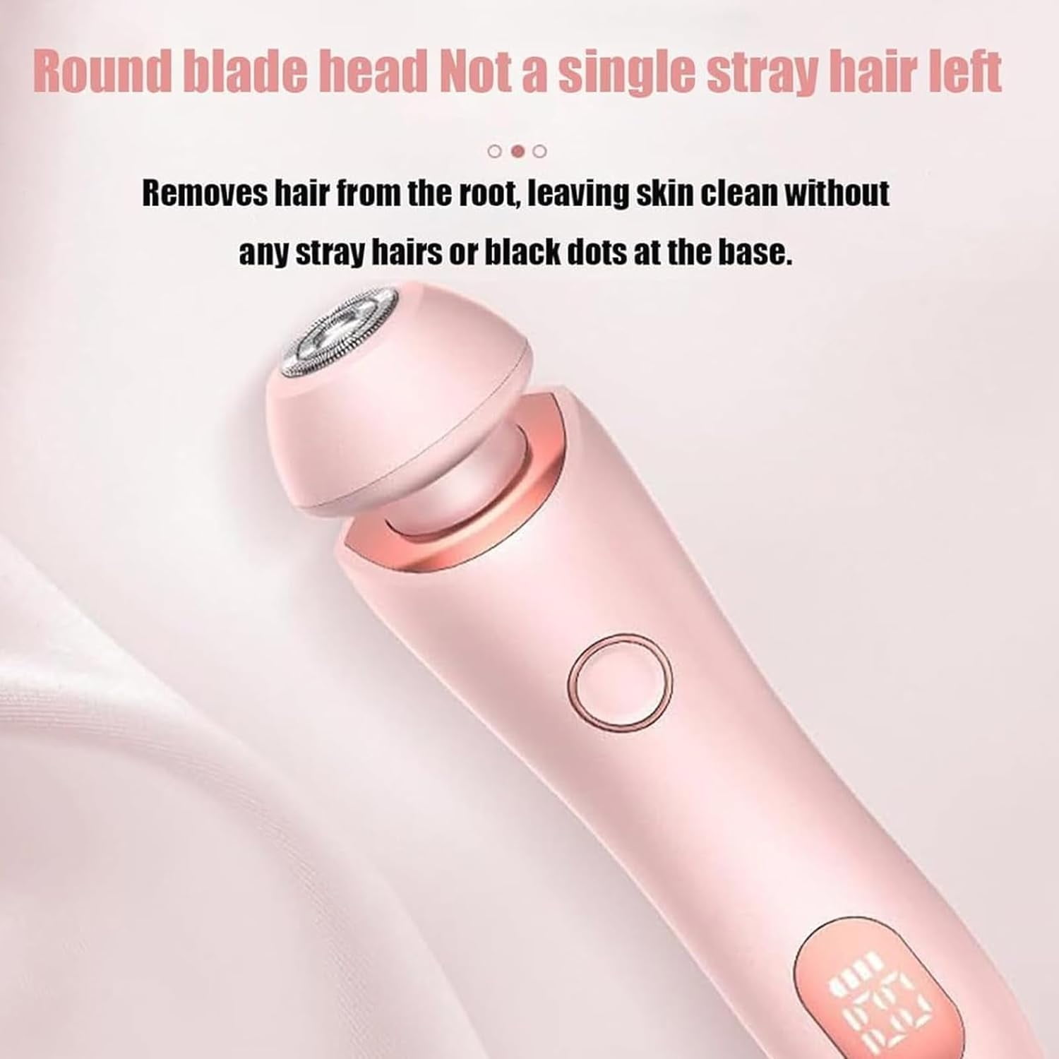 Electric Razor for Women, 2 in 1 Wet & Dry Electric Waterproof Shaver, Painless Hair Removal Removable Head for Bikini Leg Arm Underarm Area