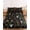 JetBlack,MossGreen,Crimson,Cream, variant on King Size Fitted Sheet Set - Mushroom Leaves 3 Piece Bedding Sets 16" Deep Pocket Fitted Sheet with 2 Pillowcases, Black Country Botanical Berry Flowers Brushed Microfiber Hotel Luxury Bed Sheets
