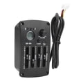 thumbnail image 2 of Preamp Pickup, EQ Equalizer Pickup By 9V Battery With LED Display With 6.35mm And XLR Output 4 Band Preamp  For Musical Instrument Accessories, 2 of 8