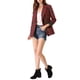 thumbnail image 2 of Chaqueta de mujer INSPIRE CHIC con solapa muestrera, doble botonadura, hombros acolchados, 3XL, roja y verde, 2 of 8