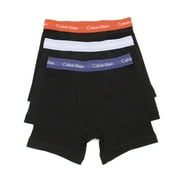 Calvin Klein 3 Pack Men's Size Underwear Cotton Stretch Black Boxer Briefs