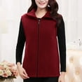 thumbnail image 6 of HongQid Women's Classic-Fit Sleeveless Polar Soft Fleece Vest with Zipper for Fall Winter, 6 of 6
