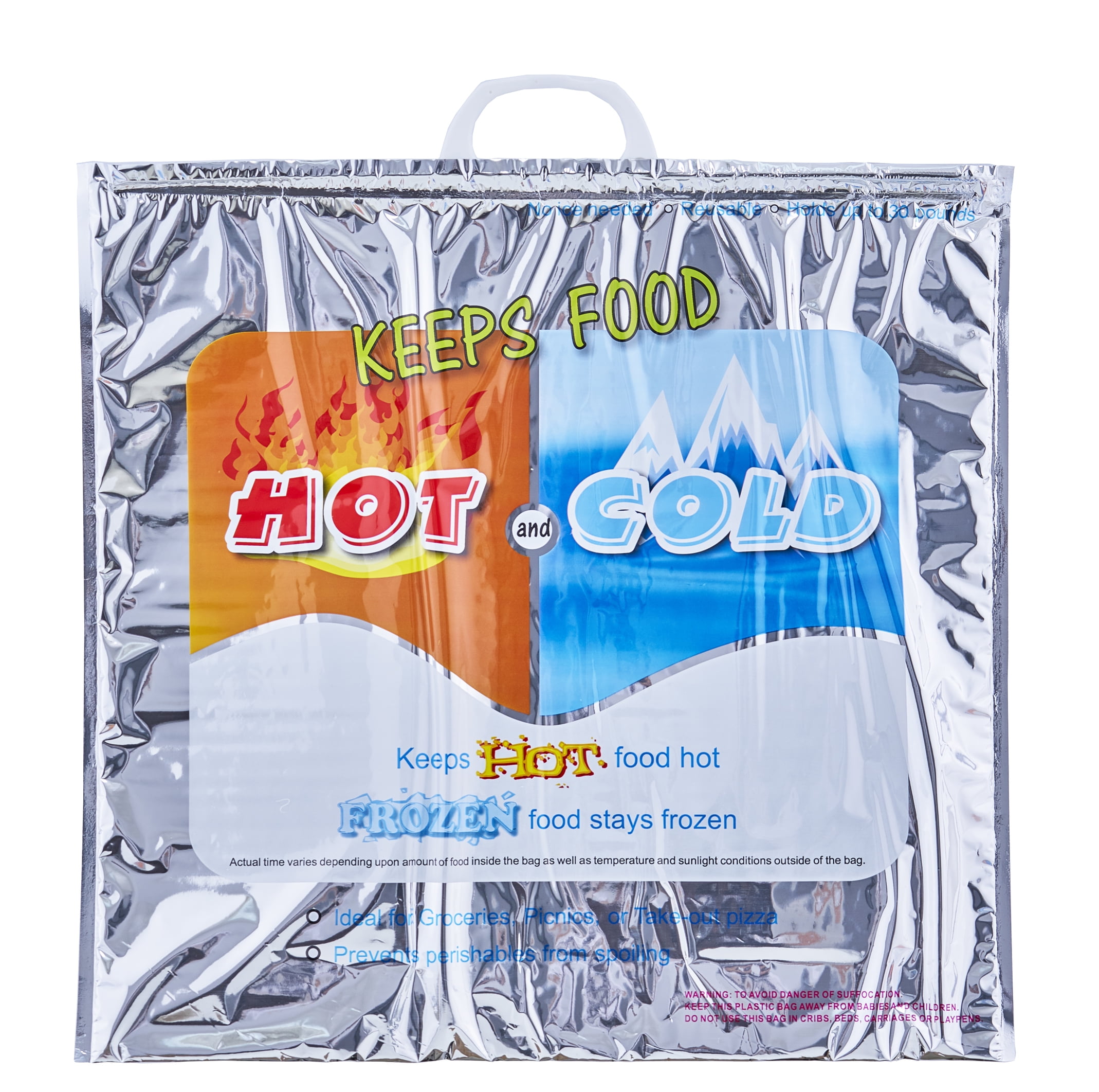 Superio Hot and Cold Reusable Insulated Bag 20"x19"