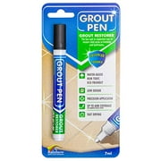Grout Pen Black Tile Paint Marker: Waterproof Tile Grout Colorant and Sealer Pen - Black, Narrow 5mm Tip (7mL)