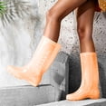 thumbnail image 5 of LWITHSZG Rain Shoes for Women Waterproof PVC Knee High Rain Boots Durable Mud Non Slip Booties for Gardening Farming Outdoor Rainy Size 36, 5 of 8