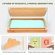 thumbnail image 2 of Bandeja de arena ATmini para aula Montessori con tapa de madera azul, 2 of 6