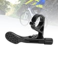thumbnail image 1 of Mountain Bike Seatpost Dropper Lever, Lightweight Mountain Bike Seatpost Dropper Remote Lever Aluminium Alloy with Core End Cap for Cycling Black,Red,Silver, 1 of 7