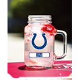 thumbnail image 5 of Indianapolis Colts Mason Jar Glass With Lid, 5 of 5