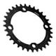 thumbnail image 5 of Piezas de reparación de plato de manivela simple de acero para bicicleta de montaña BCD 104 de 32/34/36/38T (negro de 32T), 5 of 15
