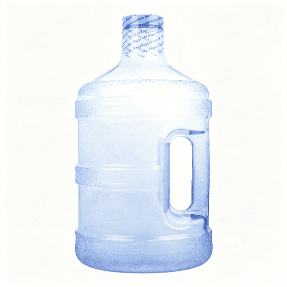 BPPEG 1 Gallon Bpa-Free Water Bottle, 128 Oz Jug with Handle 1 Gallon Water Bottle Natural