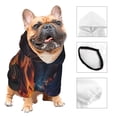 thumbnail image 3 of Balery Forest Cool Lion Sudadera con Capucha para Perros Pequeños – Ropa para Mascotas, Disfraz para Perros y Gatos, Ideal para Fiestas y Cosplay-Small, 3 of 7