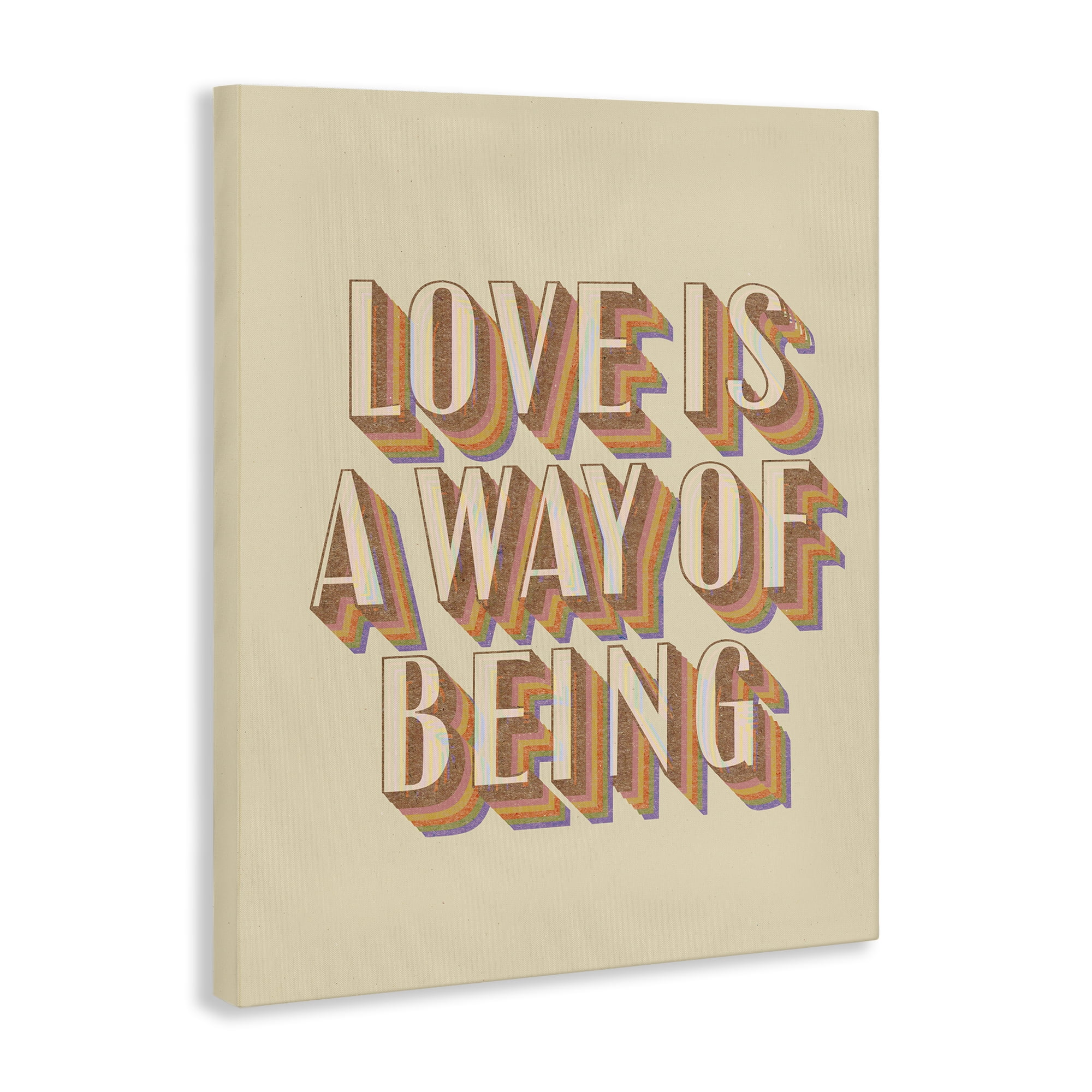 Stupell Industries Sentimental Love Phrase Text & Numbers Painting Wrapped Canvas Art Print Wall Art, 16 x 20