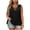 *Black, variant on VBVC Women's Plus Ribbed Lace-Up V-Neck Tank Top, Ladies' Sleeveless Casual Loose Fit Blouse, Solid Color Summer Layering Shirt For Women,Black,XL-5XL