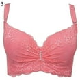 thumbnail image 6 of Jiaroswwei Women Adjustable Push Up Side Gathering Furu Lace Sexy Bra Shaping Underwear, 6 of 8