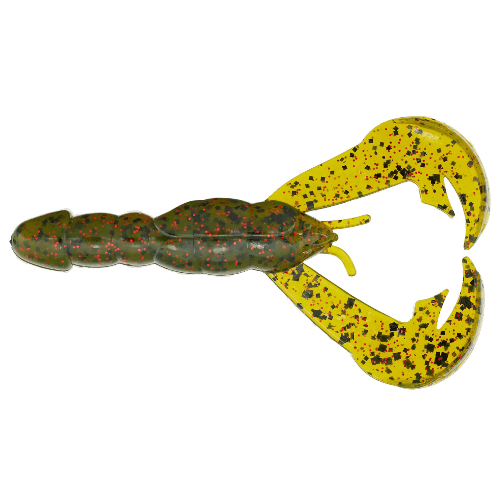 Strike King Rattlin' Rage Craw 4" Plastic Crawfish Fishing Lure Watermelon Red Flake