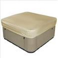 thumbnail image 1 of Cubierta cuadrada de poliéster impermeable para bañera de hidromasaje, cubiertas para spa al aire libre, cuadradas, color Beige (210*210*30cm), 1 of 2