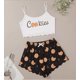 thumbnail image 2 of Hot Women's Sleepwear Cute Cartoon Print Short Set Pajamas for Women Pajama Set Sweet Short Sleeve V-Neck & Shorts Summer Pijama, 2 of 4