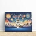 thumbnail image 3 of Happy New Year with Ragdoll Fireworks Holiday Xmas Winter 2025 Horizontal Matte Canvas Poster Cat Lover Kitten Owner Gifts Idea Wall Art Home Decor - 00025, 3 of 5