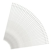 Uxcell 60Pcs Beading Needles Fine Thin Long Straight Sewing Embroidery Threads Stainless Steel 1.57 inch