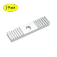 thumbnail image 1 of Uxcell Bloque de montaje de abrazadera de engranaje de aluminio para correa de tiempo de 9x40mm para impresora 3D 5pcs, 1 of 5
