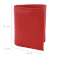thumbnail image 2 of Cartera Hombre Piel Genuina Triple Cierre Interno Interiores en Piel Rojo, 2 of 6
