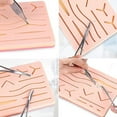 thumbnail image 3 of Kit de sutura completo para estudiantes, incluye almohadilla de sutura de silicona y herramienta de sutura Kit de práctica de sutura, 3 of 5
