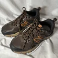 thumbnail image 1 of New Balance Brown And Orange All Terrain Hiking Shoes Men Size 7 4E See Desc., 1 of 6