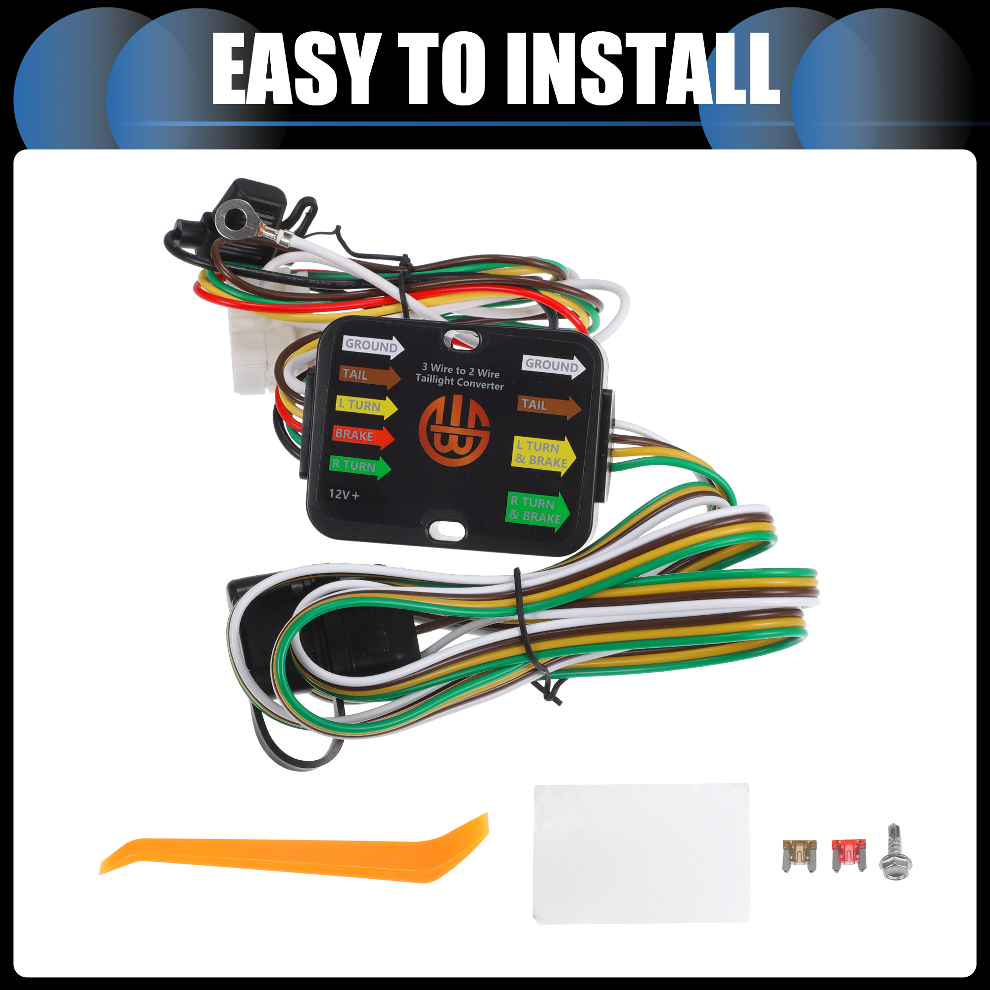 Unique Bargains Vehicle 4-Pin Trailer Wiring Harness Kit, for Acura MDX 2014-2020
